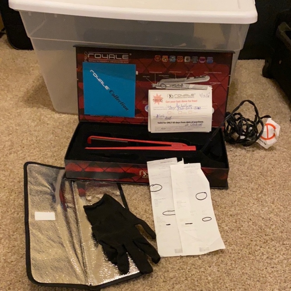 Professional flat iron barely used